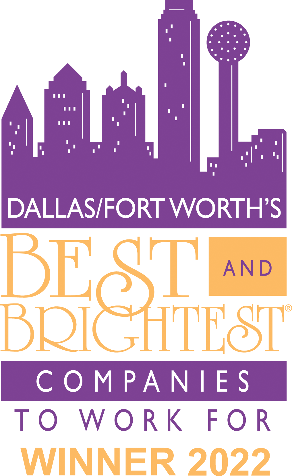 2022 Best and Brightest Companies to Work for Winner graphic